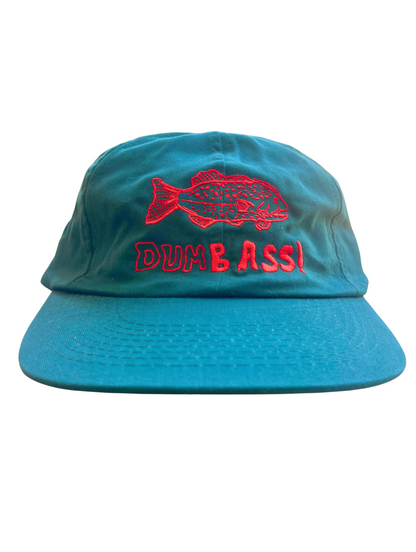 DumBASS embroidered hat, hunter green, adjustable, ONLY 10 AVAILABLE