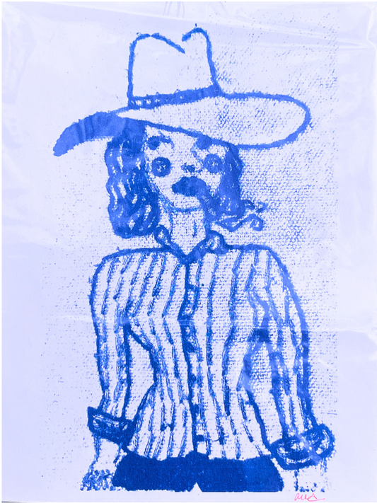 Smokin Cowgirl print