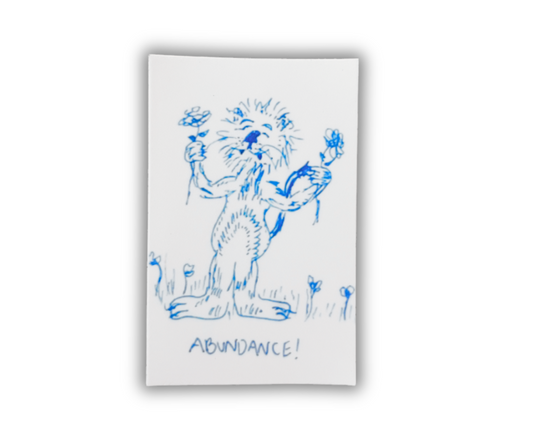 Abundance sticker