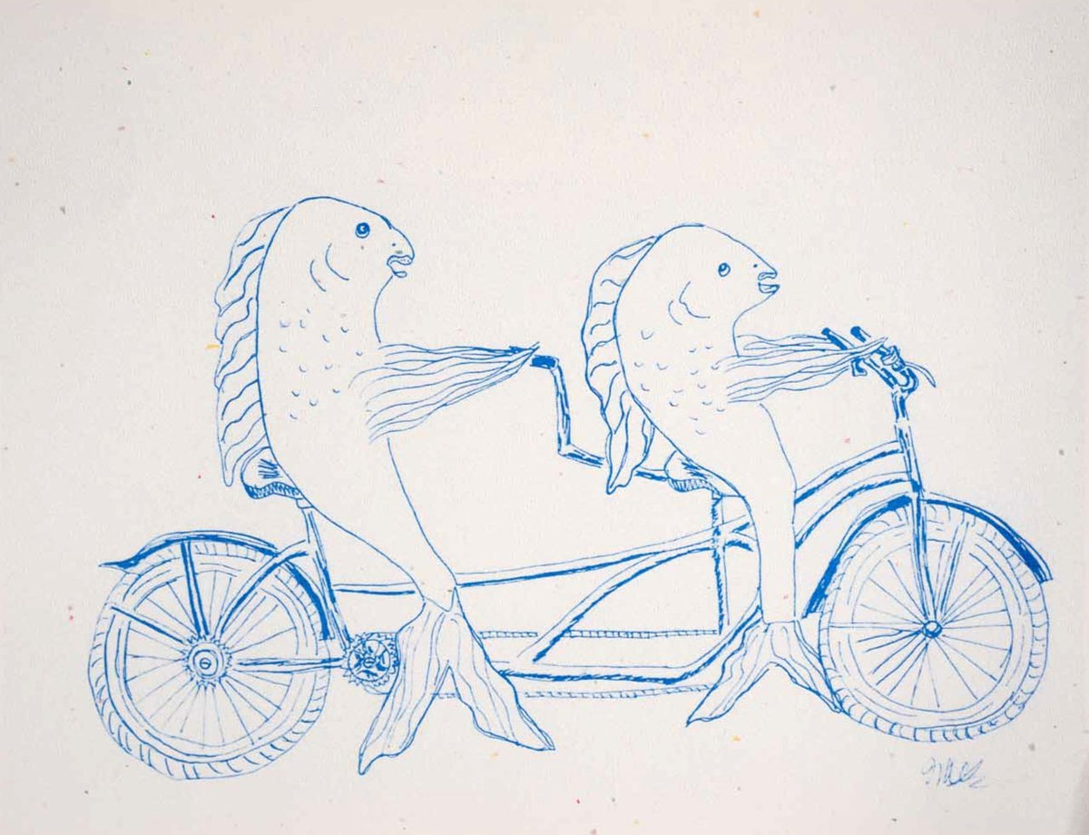 Biker Fish print