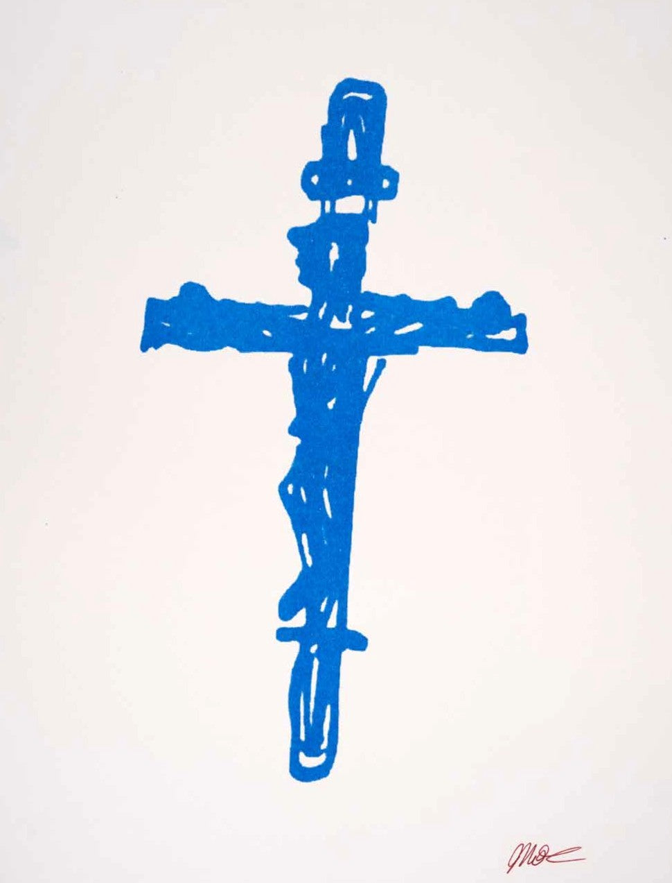Crucifix print