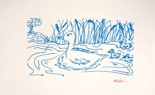 Duck Family print