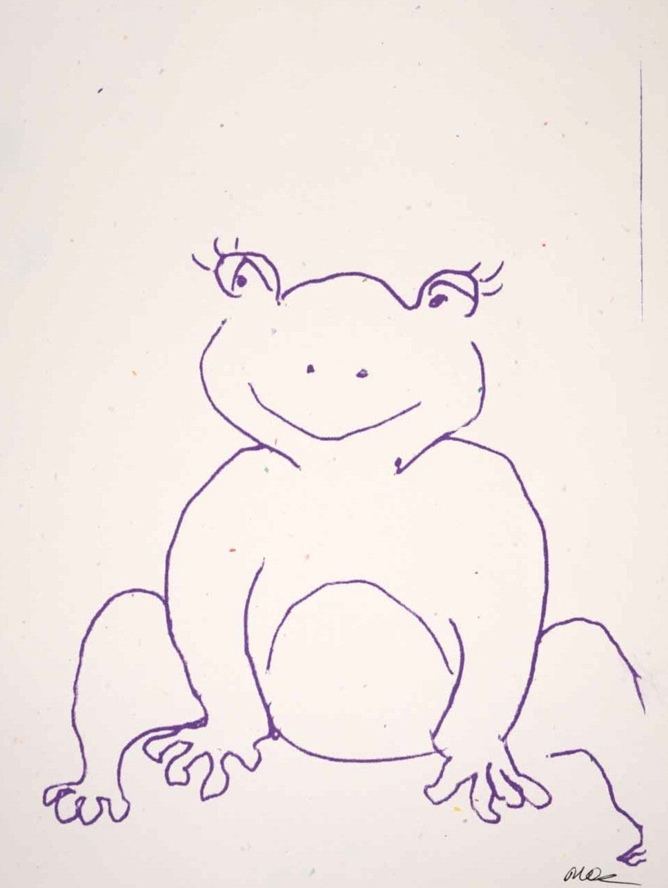 Froggy Girl print