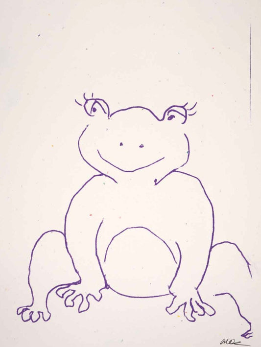 Froggy Girl print