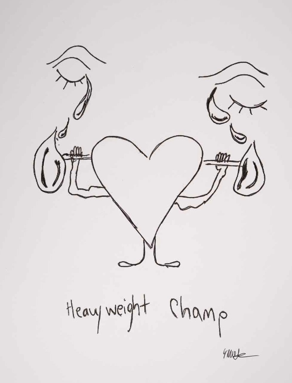 Heavyweight Champ print