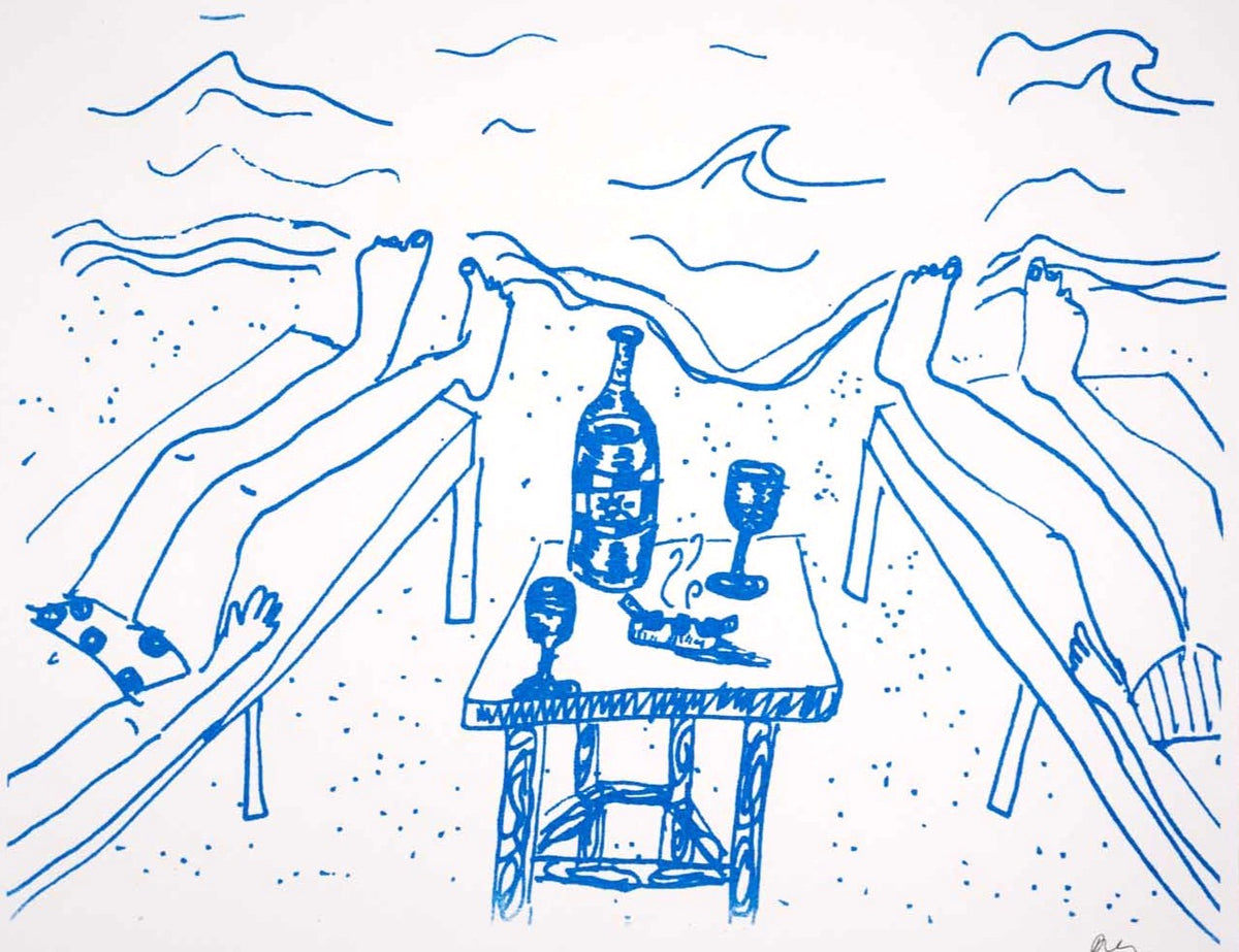 Italian Beach print