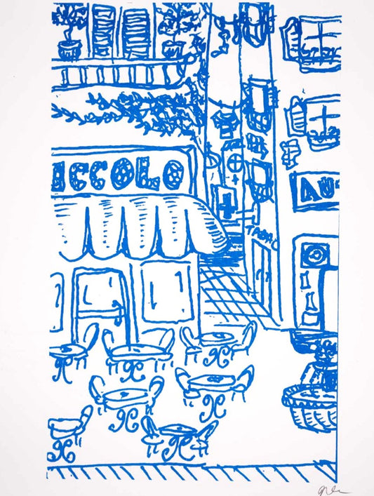 Italian Cafe print