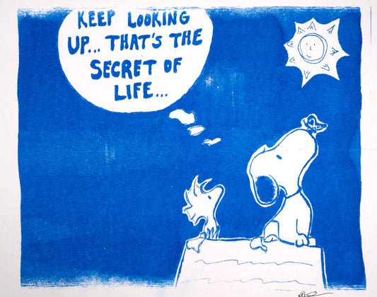 Keep Looking Up Snoopy print