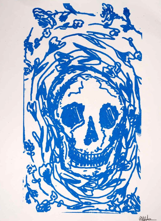Skelly Whirlpool (Blue) print
